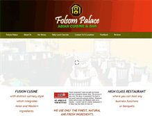 Tablet Screenshot of folsompalace.com